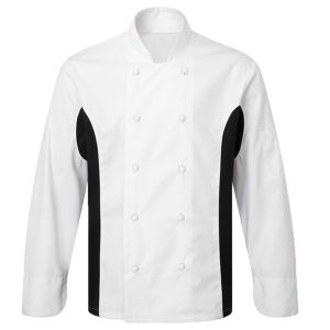 ביגוד שף - חולצת שף - ג'קט שף משולב  בגדי טבחים